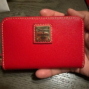 Dooney & Bourke Scarlet Card Holder
